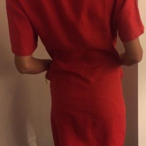 MaxMara Dresses - MaxMara shortsleeve doublebreasted red dress MaxMara Dresses - MaxMara shortsleeve doublebreasted red dress